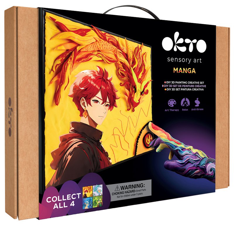 Okto Sensory Art 3D Schilderen - Manga - Vuur