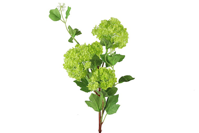 Kunstbloem Viburnum opulus groen- L8B8H86CM