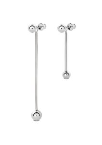 Mixed Bomb Swinger Oorbellen Zilver