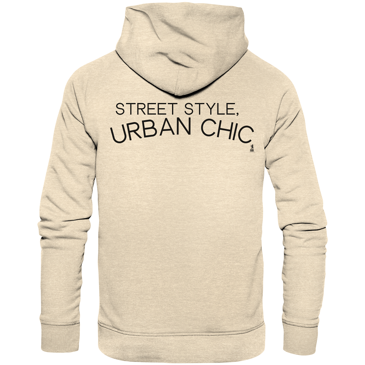 Urban chic: felpa con cappuccio organica