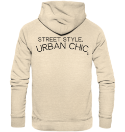 Urban chic: felpa con cappuccio organica