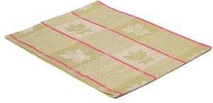 Theedoek ENGEL 47x70 groen/rood jacquard