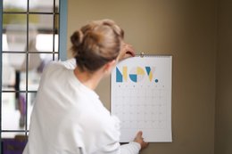 Verjaardagskalender - A4 ENGLISH