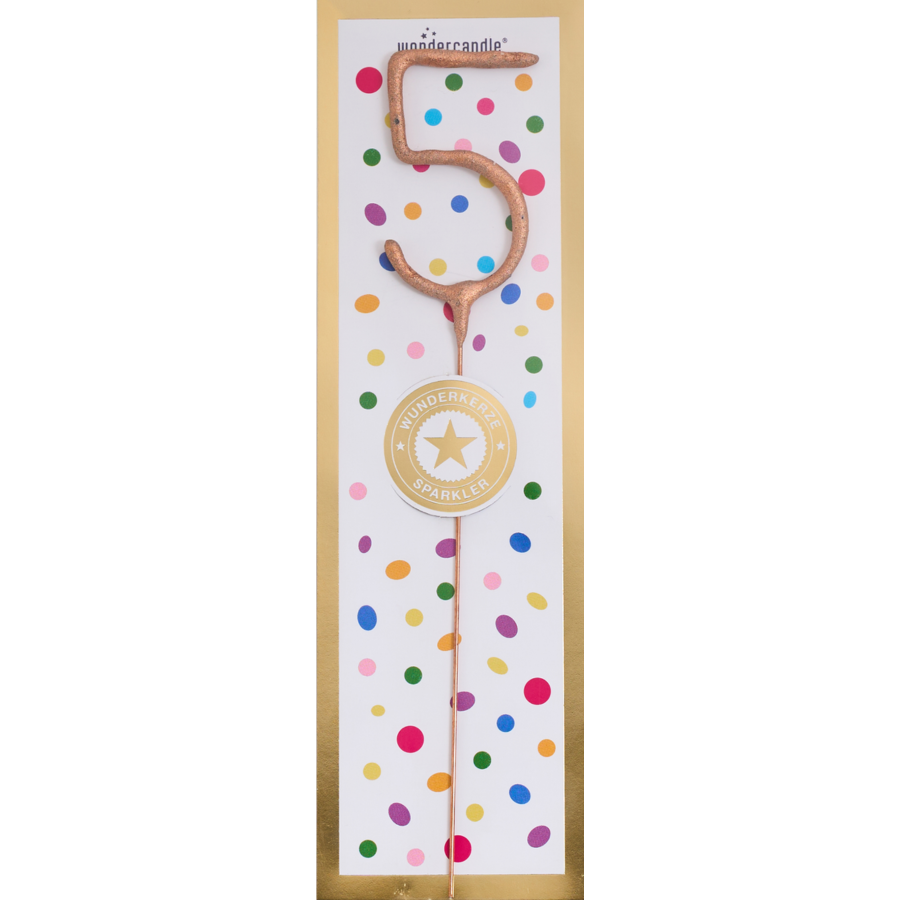 5 Tricolor gold silber rosé Wondercandle® classic