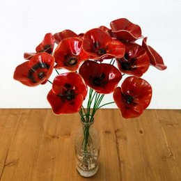 Mohnblume ⌀ ca. 5cm, 39cm Stiel