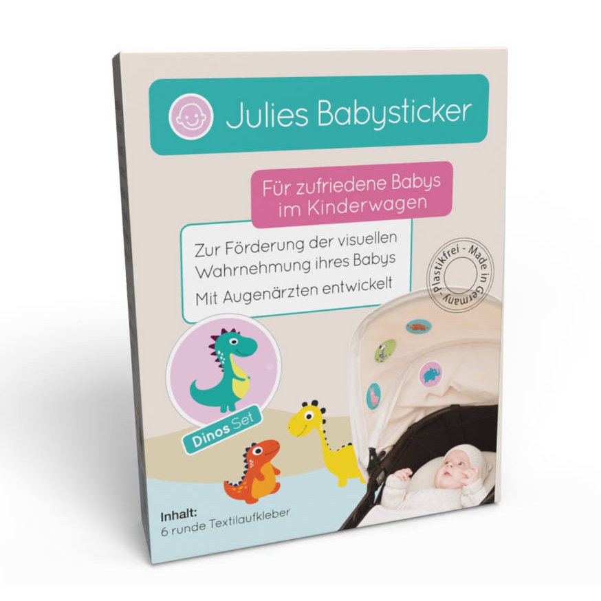 dinosaur babies Stickers made of high-quality acetate silk. For babies