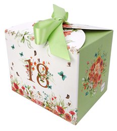 DUO Occasional Mug 400ml, Birthday “18”, in a giftbox with a ribbon