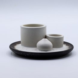 Ceramic holder for Palo Santo and Incense -