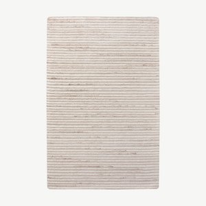Clara Wool Rug, Ivory, 300x200 cm
