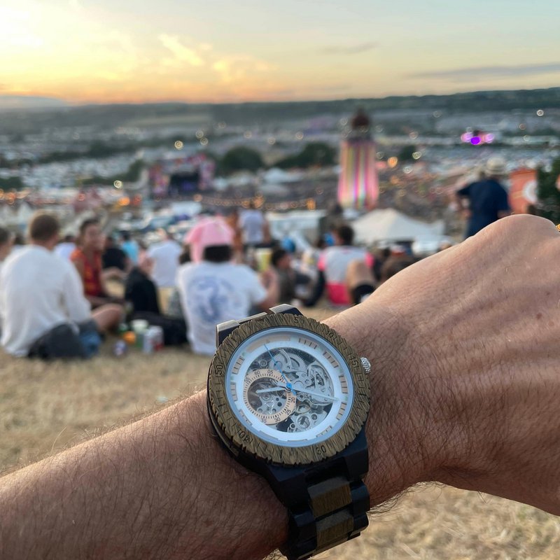 The Hemlock - Handmade Vegan Mechanical Wood Watch