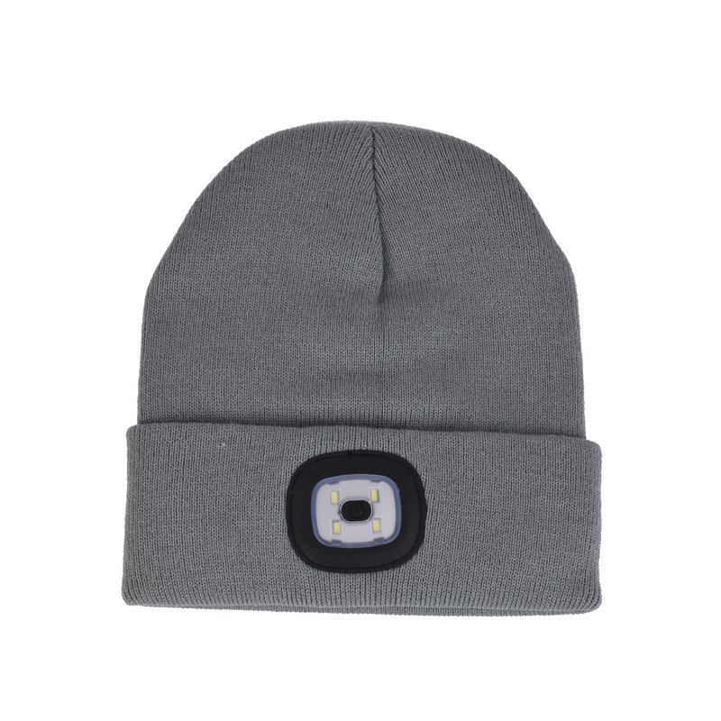 Cappello con LED KHAKI Ricaricabile e Removibile