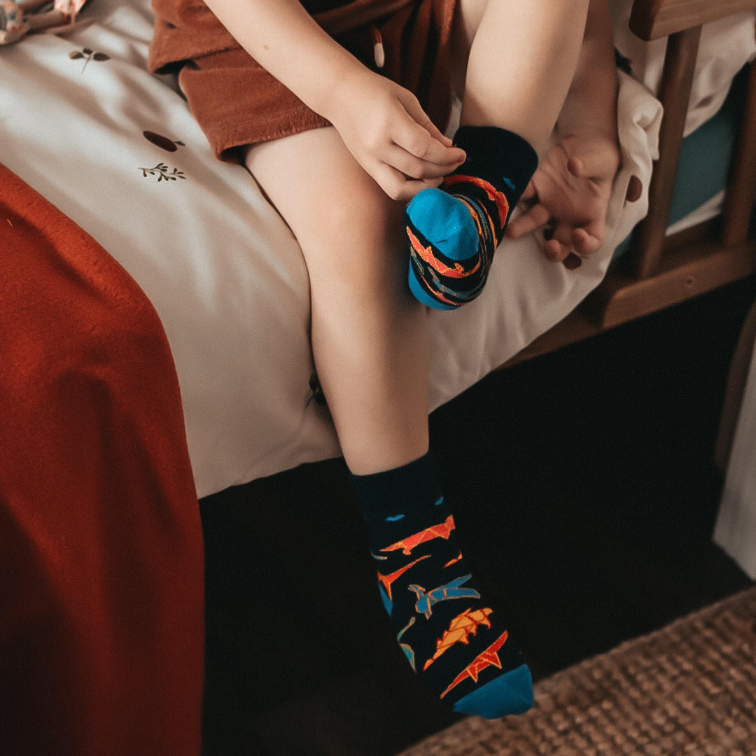 Dinosaurier-Socken für Kinder