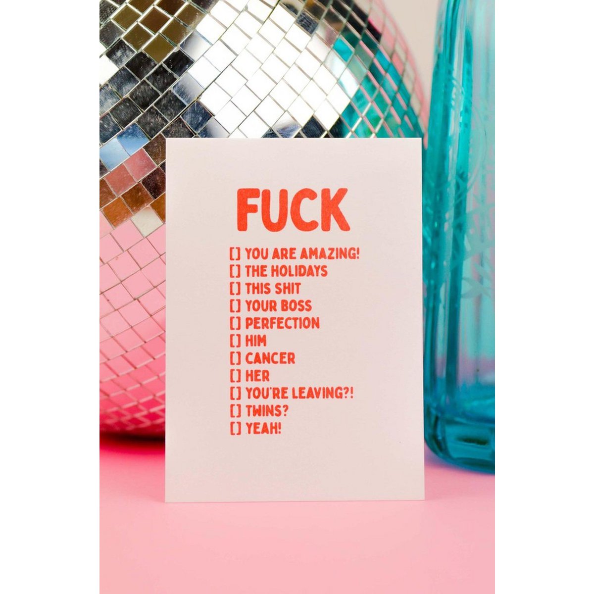 Riso print Putain tu es incroyable, lui, cancer, vacances....