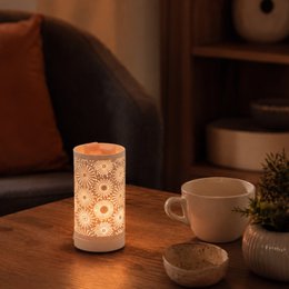 Diffuseur par chaleur douce - Calorya n°15 - Fondant Parfumé - Lampe à Parfum en Métal avec Commande Tactile - Éclairage d’Ambiance – Idée Cadeau Originale