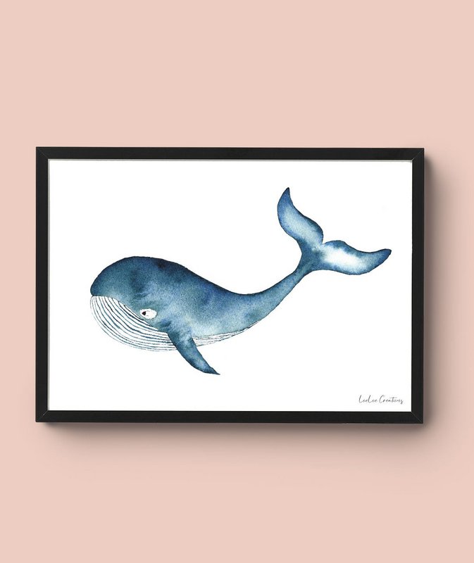 Whale Poster