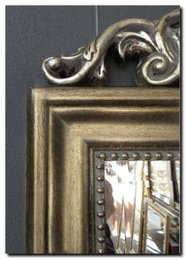 Specchio Rufino Bronzo Argento Antico