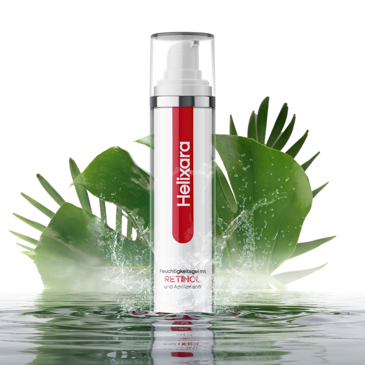 Moisturizing gel with retinol