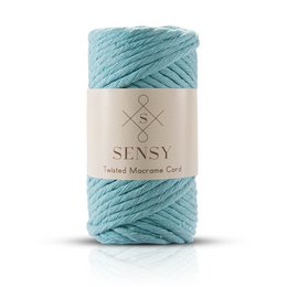 Sensy Premium 3 mm - cordoncino macramè a filo singolo in cotone riciclato al 100%.