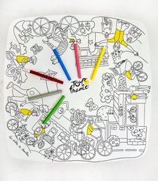 Colorable pack 2 stools