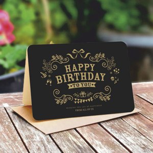 Natuurpapier dubbele kaart 5101