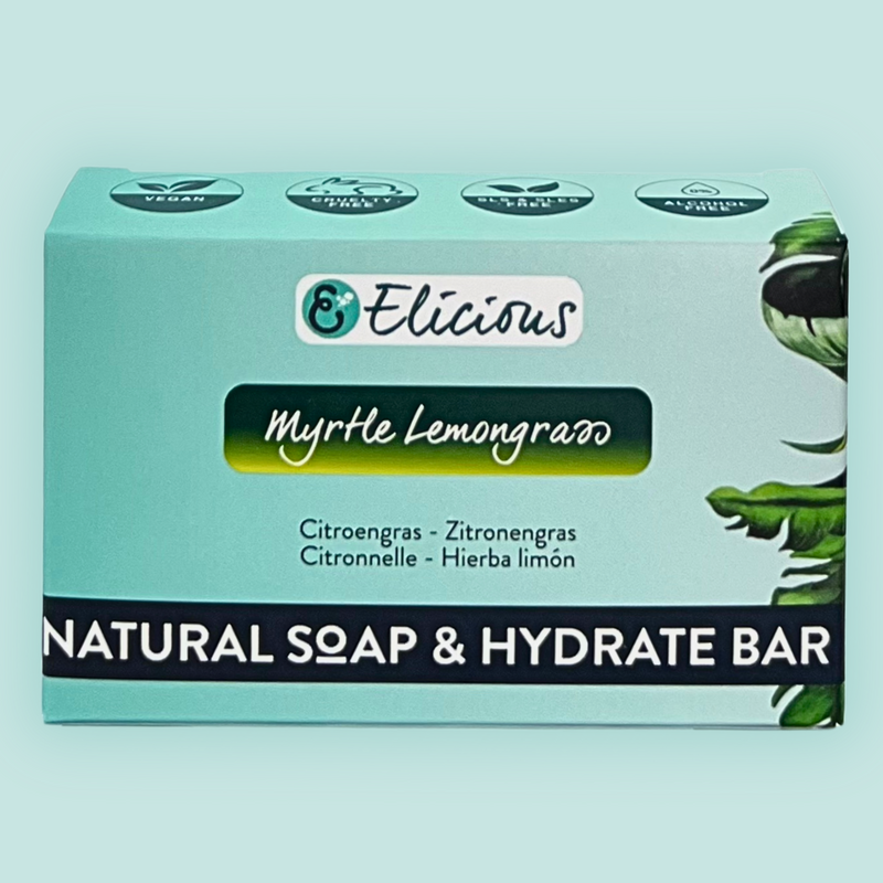 Handmade natural soap Myrtle Lemongrass 100g