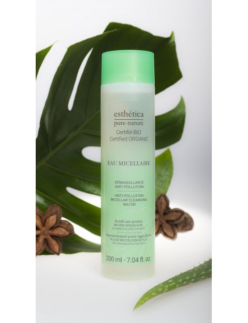 EAU MICELLAIRE DEMAQUILLANTE ANTI-POLLUTION - CERTIFIÉE BIO