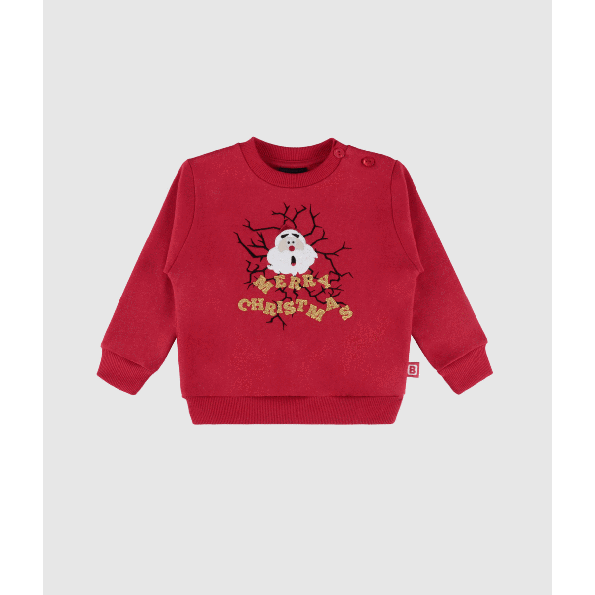 Baby Merry Christmas Embroidered Sweatshirt