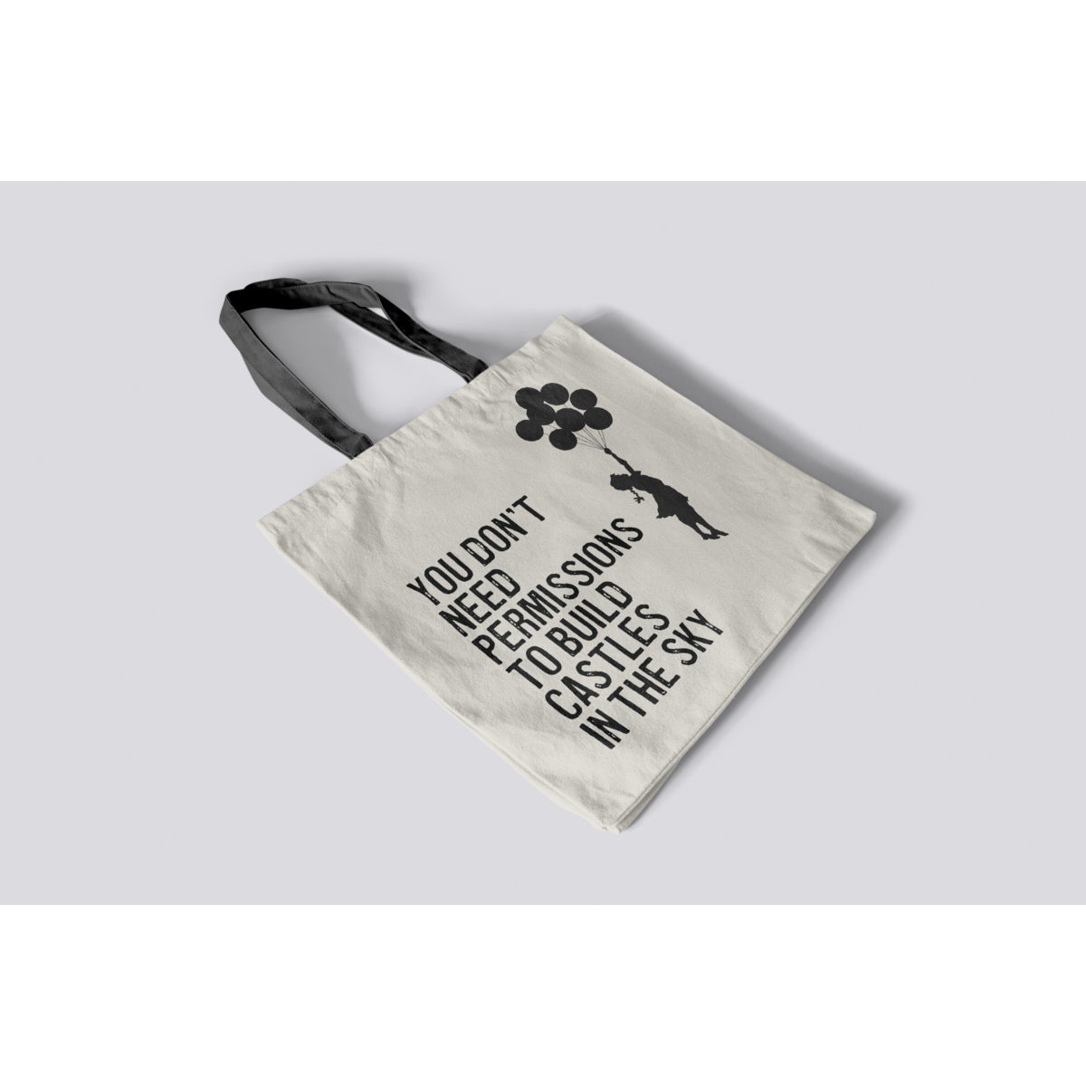 Banksy's Graffiti Mini Tote Bag - Je hebt geen...