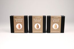 Christmas gift - Natural backflow incense cones - bundle of 6 boxes (3 scents)