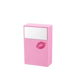 Papierośnica Pink World z lusterkiem x12