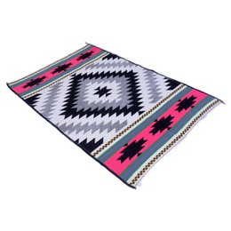 Alfombra azteca hecha a mano Link Water Vintage