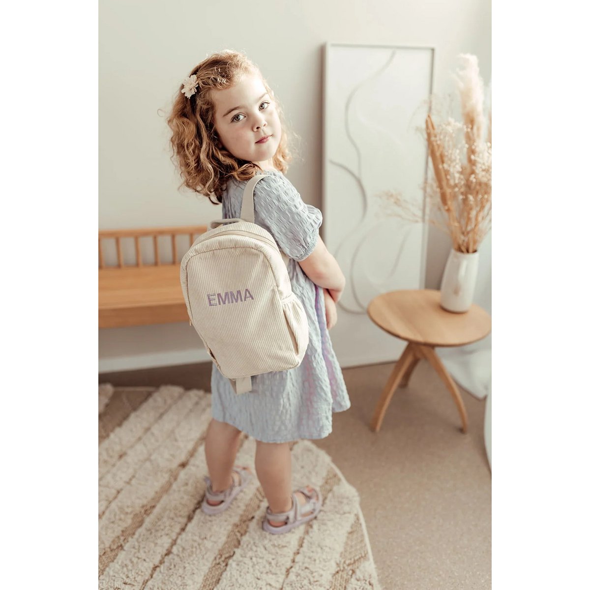 Soda Fashion Backpack Rib Beige