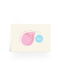 A4 print featuring a pink and blue abstract design with a bow. The print is designed to provide a moment of peace and relaxation.