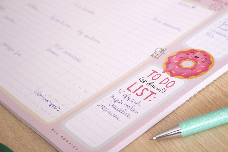 Weekly planner Child A4 Kawaii // Family planner Family planner