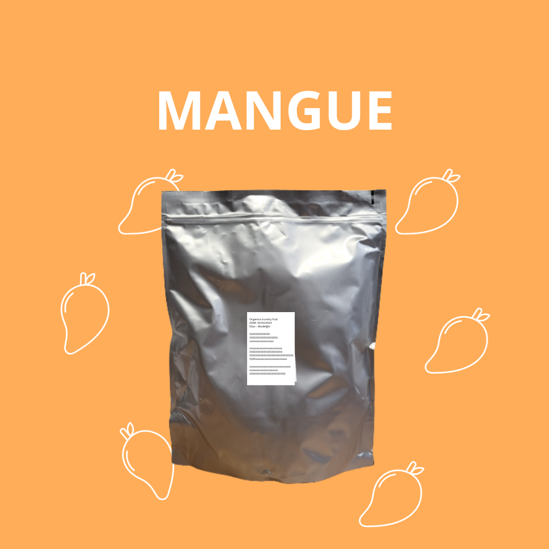 Bulk gelyofiliseerde biologische mango's - 1 kg