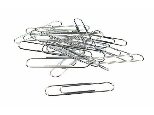 Clips Kangaro 50 mm redondos caja de plástico 40 uds galvanizado