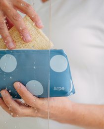 Wasserbeständiger XS-Beutelstahlblau