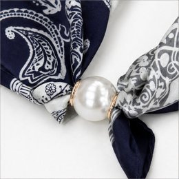 HS Parelsjaal Satijnprint Paisley - Meerdere Prints
