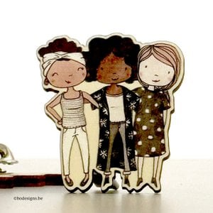 Houten pin - Girls