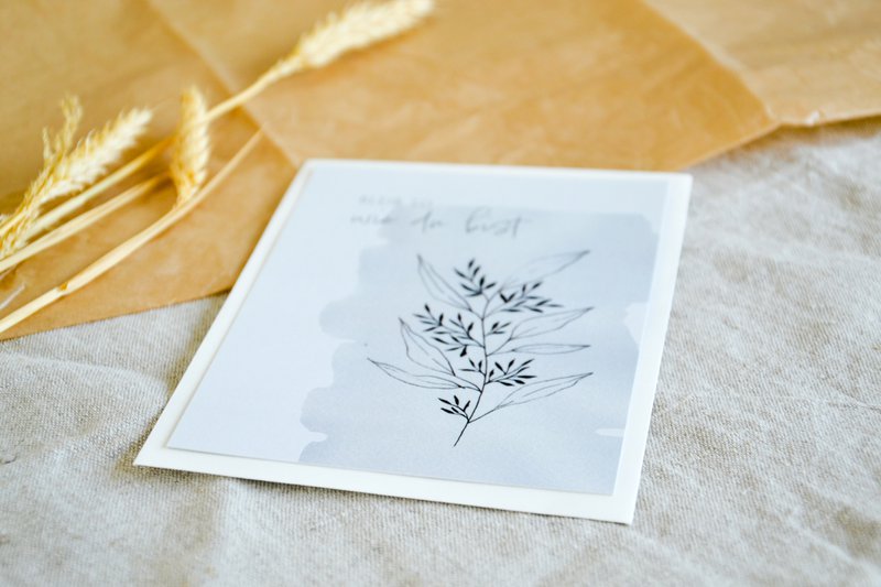 Postcard "Stay the way you are"
