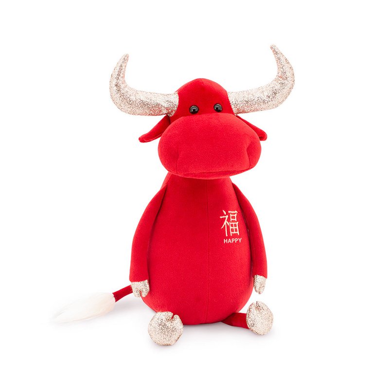 Soft toy, Orange Toys - Fortune the Bull  (30cm)