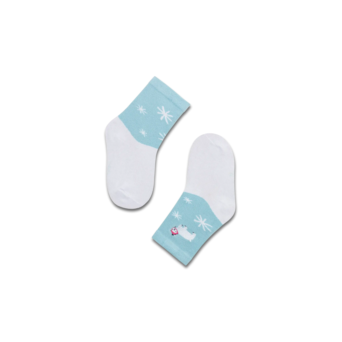 koaa – Peppa Wutz « Winter Time » – Easy Chaussettes bleu/blanc