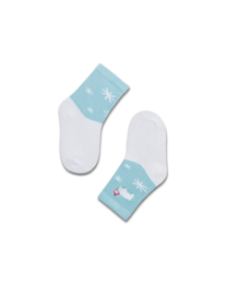 koaa – Peppa Wutz « Winter Time » – Easy Chaussettes bleu/blanc