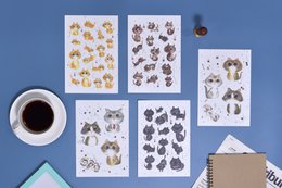 Purradise – Printed Cat Watercolor Postcard A5