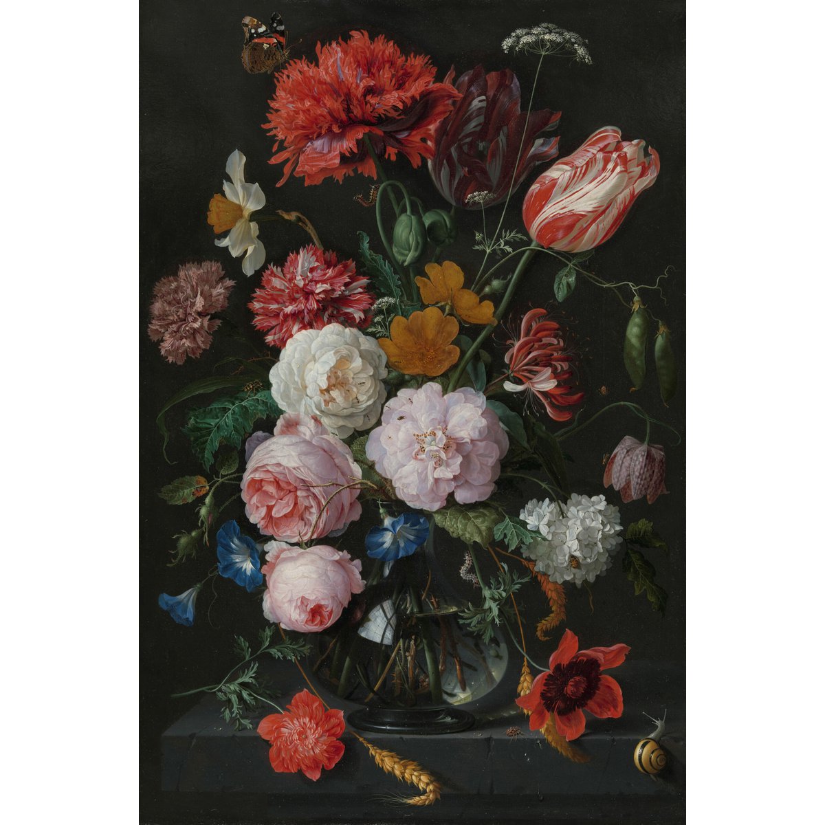 Florero con flores - el hemo