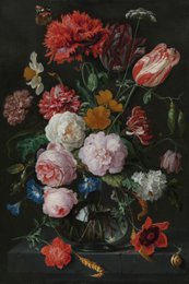 Vase med blomster - hæmen