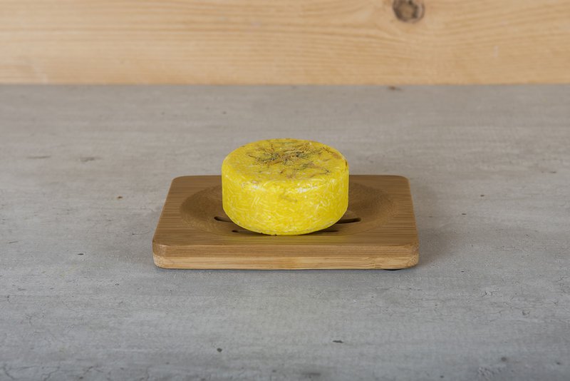 Jabonera de bambú para dos Champú en Barra o Jabón