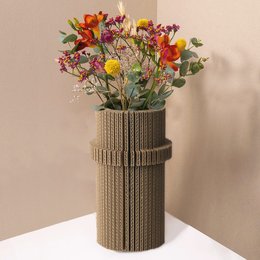 Wazon tekturowy składany - cylinder