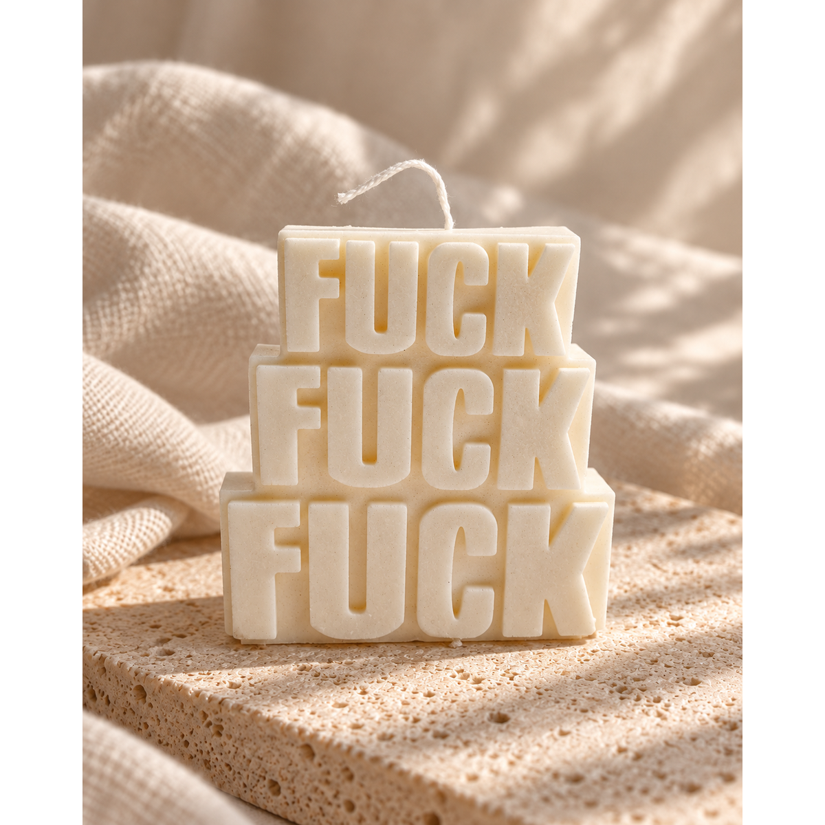 Fuck Fuck Fuck Kerze | Rapswachs