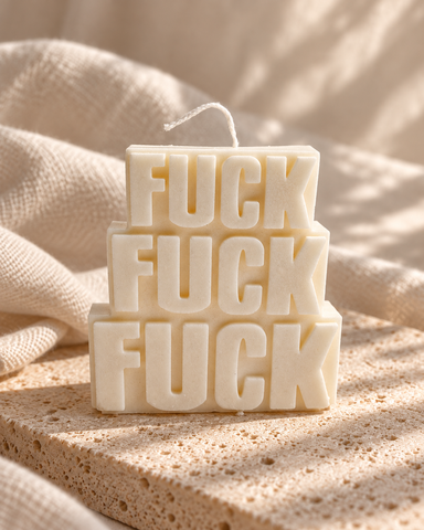 Fuck Fuck Fuck Kerze | Rapswachs